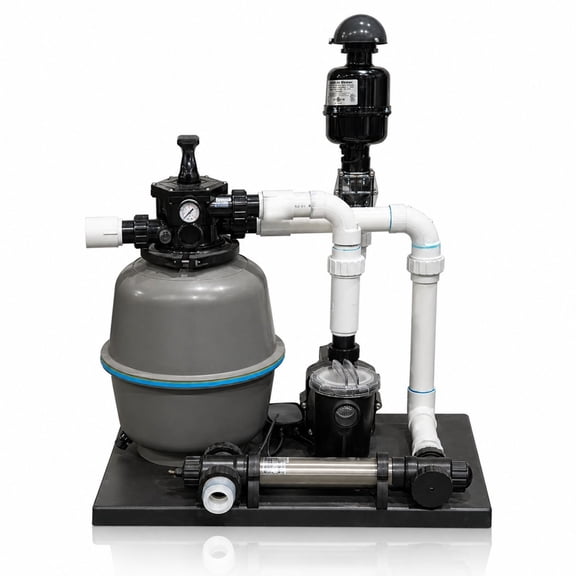 Half Off Ponds Simply Clear Pond Filter System, UV Clarifier, 2 HP Blower, 2000 GPH Pump, Up to 1,500 Gallons