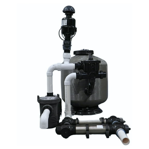 Half Off Ponds Simply Clear Pond Filter System, 110 W UV Clarifier, 2 HP Blower, 1.5 HP Variable Speed Pump, Up to 11,000 Gallons