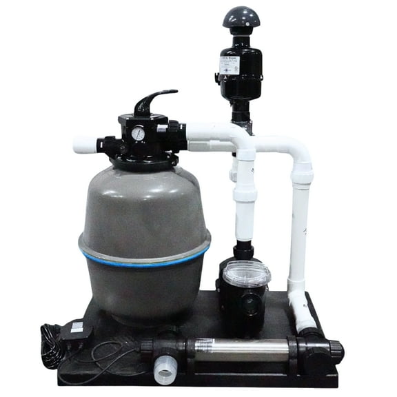 Half Off Ponds Simply Clear Pond Filter System, UV Clarifier, 2 HP Blower, 3200 GPH Pump, Up to 2,500 Gallons