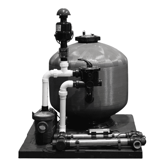 Half Off Ponds Simply Clear Pond Filter System, 150 W UV Clarifier, 2 HP Blower, 2.0 HP Variable Speed Pump, Up to 27,000 Gallons