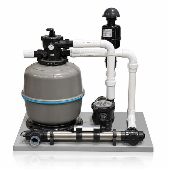 Half Off Ponds Simply Clear Pond Filter System, UV Clarifier, 2 HP Blower, 4500 GPH Pump, Up to 5,000 Gallons