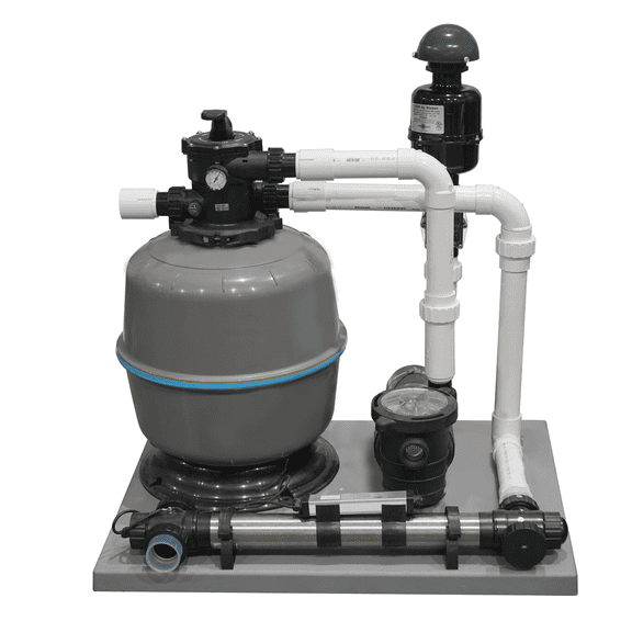 Half Off Ponds Simply Clear Pond Filter System, UV Clarifier, 2 HP Blower, 4500 GPH Pump, Up to 5,000 Gallons