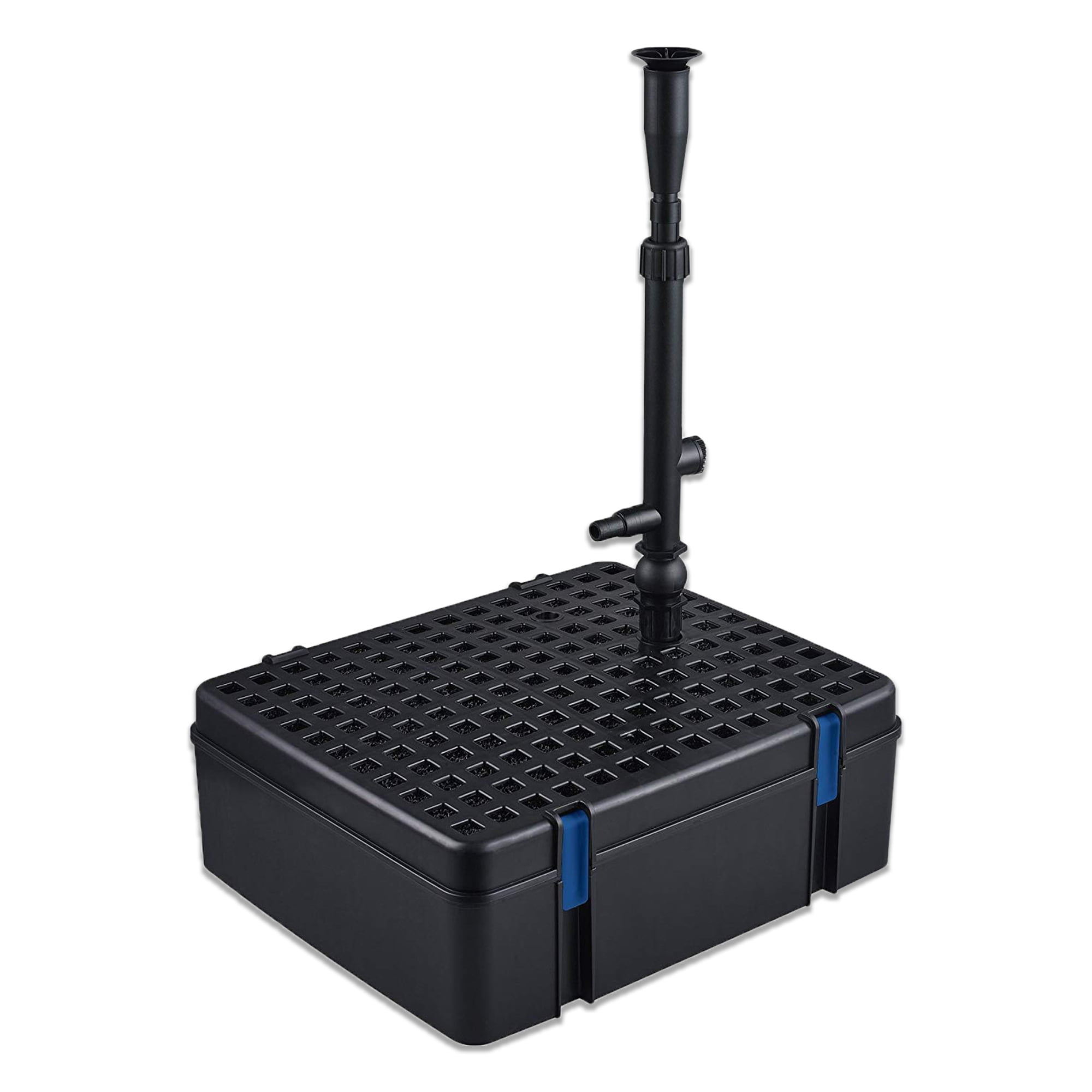 Black 530 GPH Submersible Pond Filter with UV Clarifier
