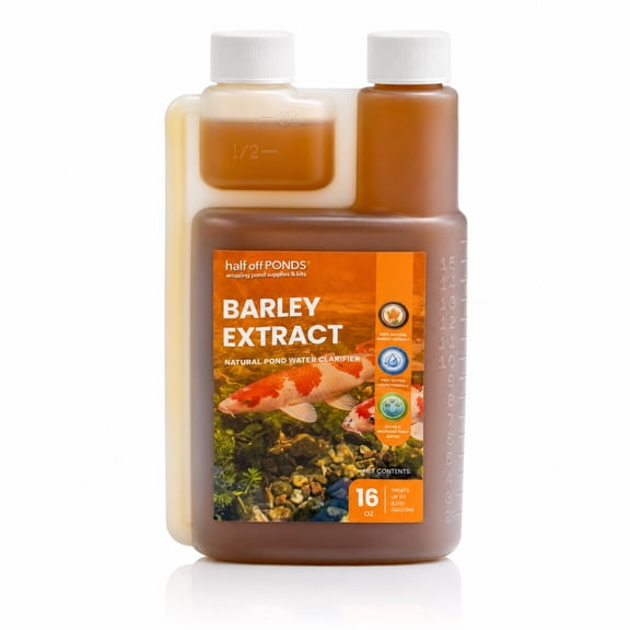 Half Off Ponds Barley Extract, 16 oz Bottle Pond Treatment