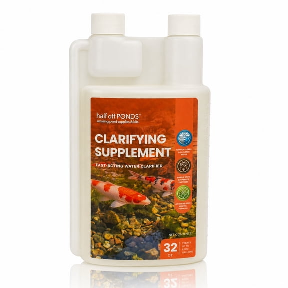 Half Off Ponds Clarifying Supplement, 32 oz Bottle Pond Treatment