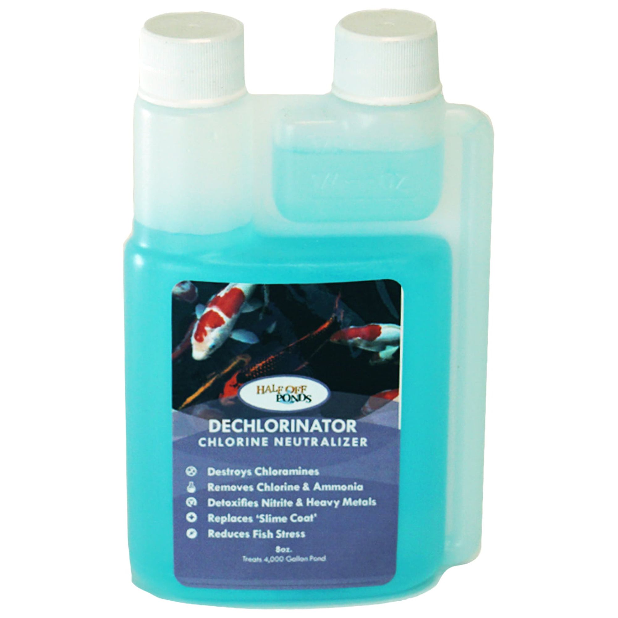 Half Off Ponds Dechlorinator, 8 oz Bottle Pond Treatment - Walmart.com