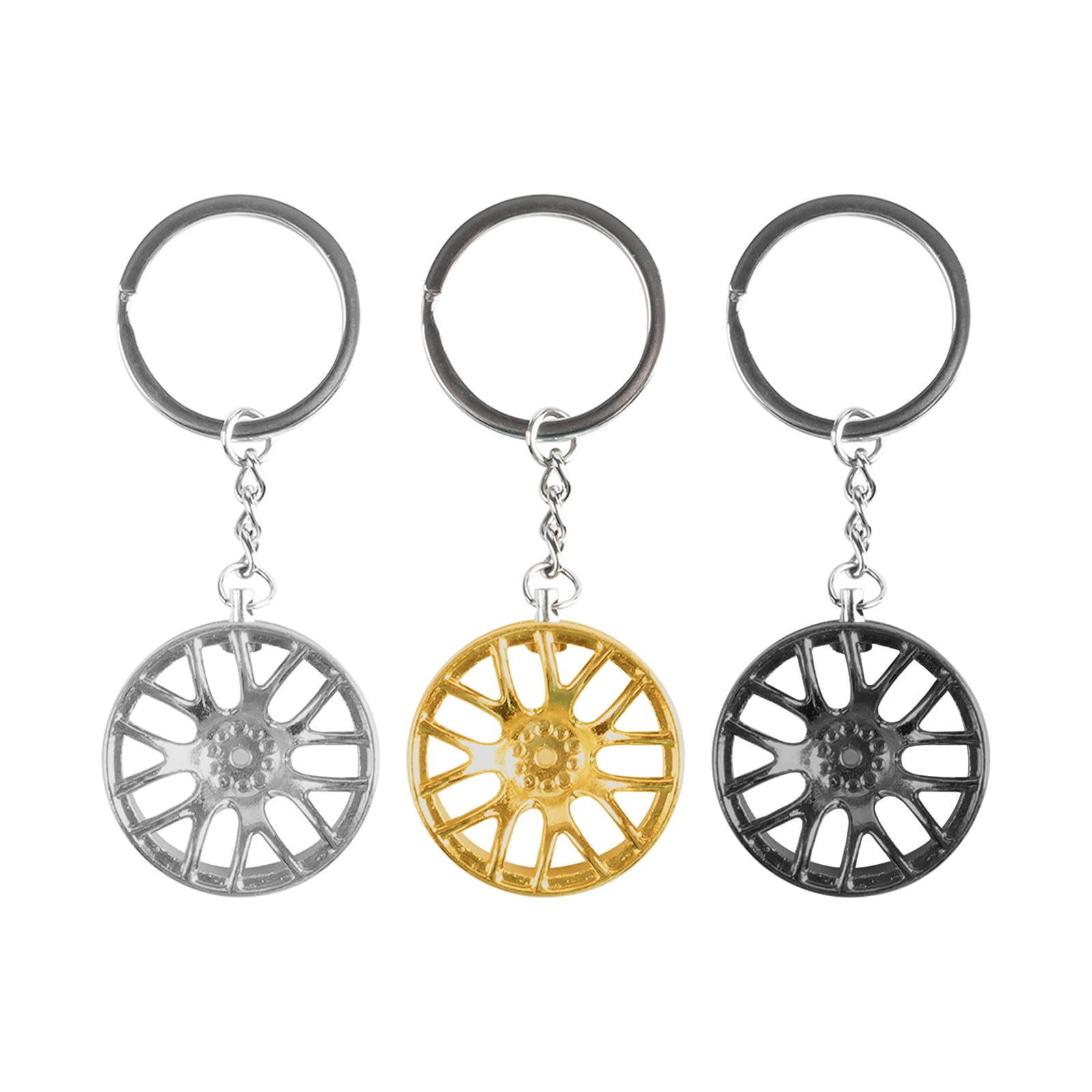 HALJEN Car Parts Metal Keychain Spinning Keychain Speed Manual Gearbox