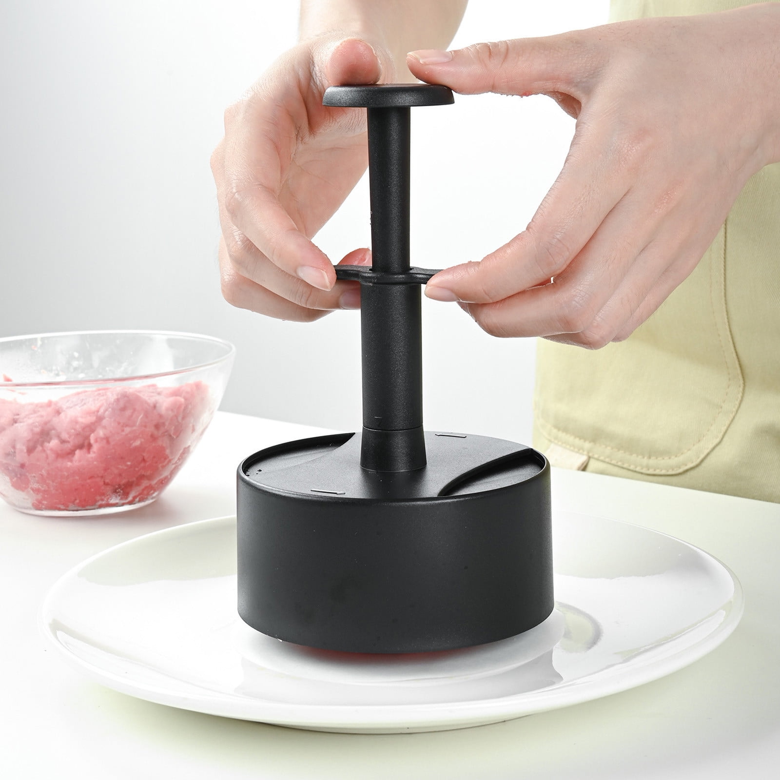 HALJEN Handheld Food Sealer Vacuum Lightweight and Convenient Round