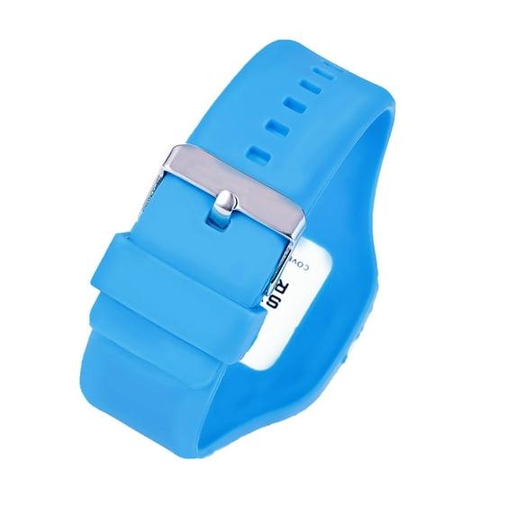 HALJEN Large Number Watches for Men Women Quartz Dial Clock Leather Wrist Watch Round Case