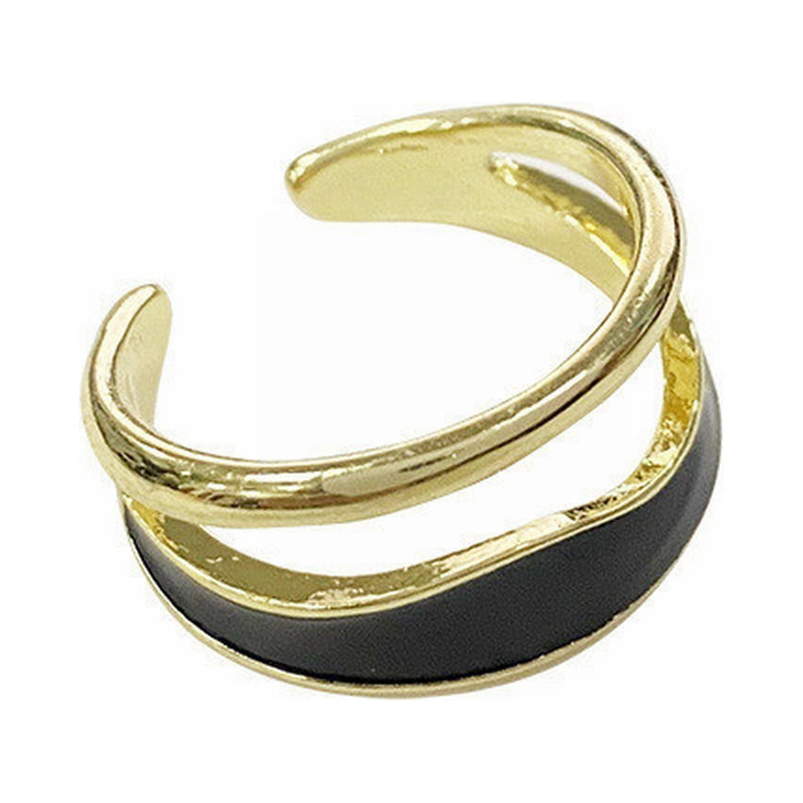 HALJEN Small Rings Memory of You Love Dandleopen Stainless Steel