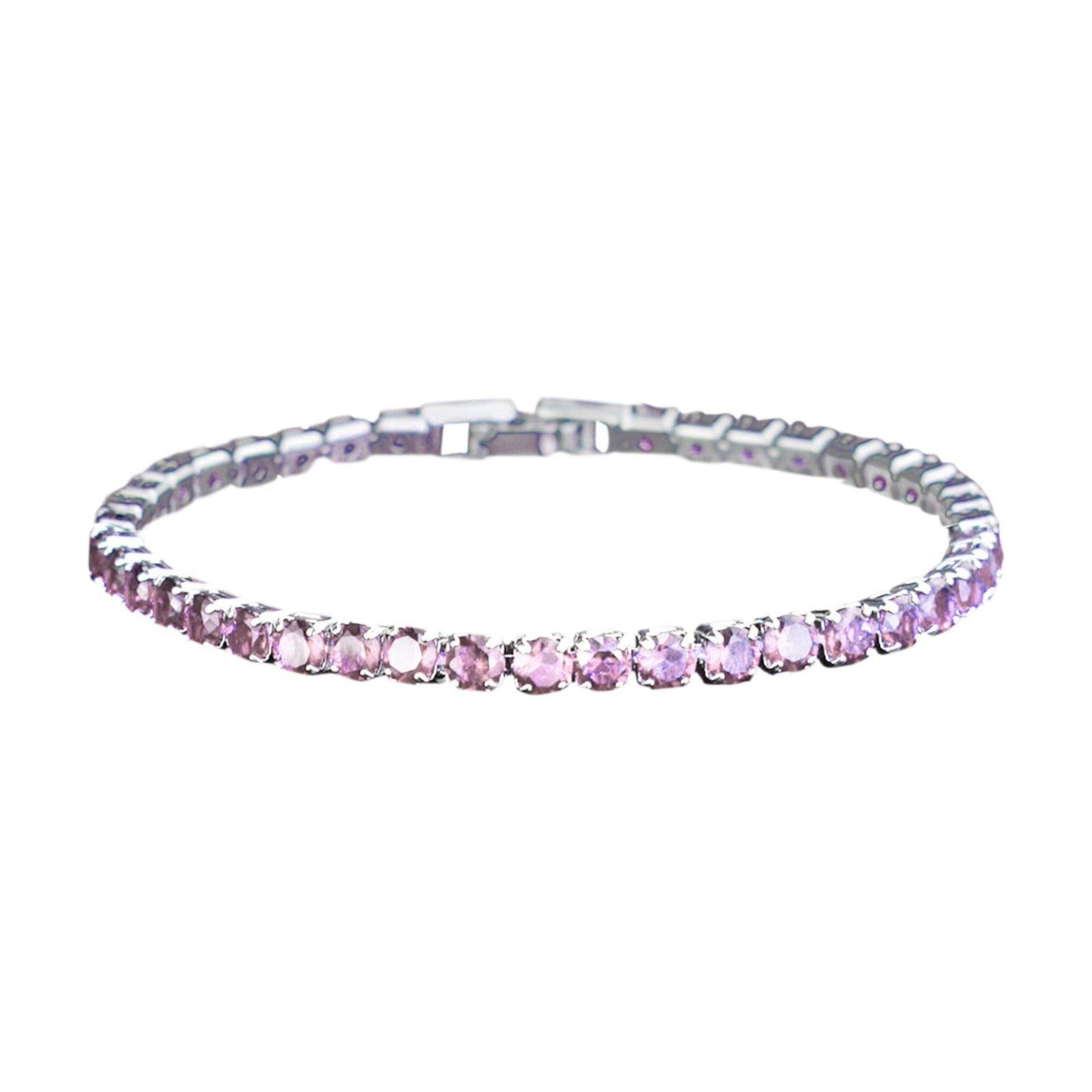 HALJEN Womens Bracelets for Large Wrists 4Mm Zirconia Tennis Bracelet