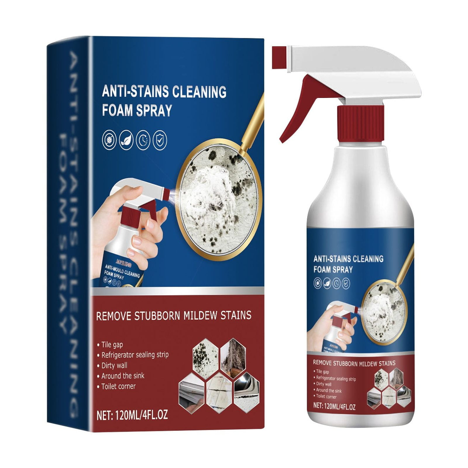 HALJEN Works Cleaning Products Bathroom Wall Decontamination Cleaner ...