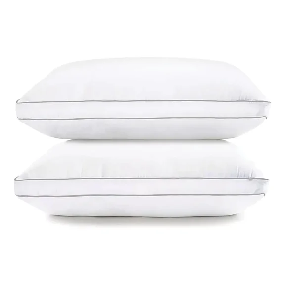 HALLEY Bed Pillows for Sleeping King Size Set of 2 - Premium Down Alternative, Hotel Quality, King Size Bed Pillows for Back, Stomach or Side Sleepers (20x35 Inches)