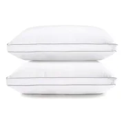 HALLEY Bed Pillows for Sleeping King Size Set of 2 - Premium Down Alternative, Hotel Quality, King Size Bed Pillows for Back, Stomach or Side Sleepers (20x35 Inches)