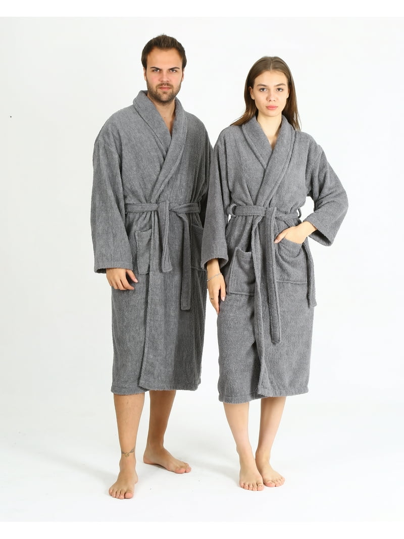 Free Shipping! HALLEY Luxury Bathrobe for Women Men, Ultra Soft