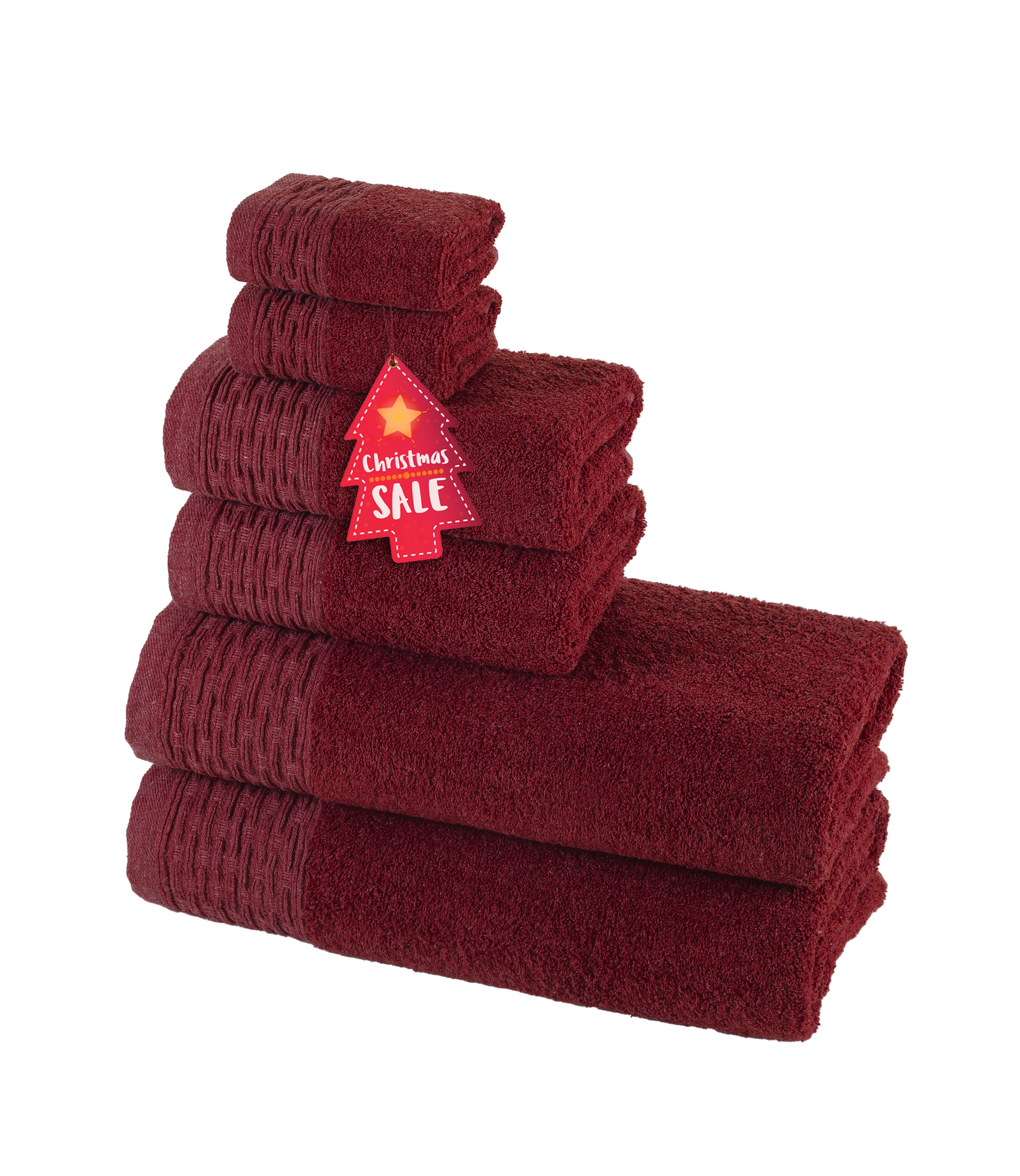 This 'Very Absorbent' 6-Piece Bath Towel Set Is on Sale at