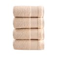 thumbnail image 2 of Maqash 4-Piece Luxury Cotton Towel Set - 700 GSM, Brown, Includes Bath & Hand Towels 2 of 12