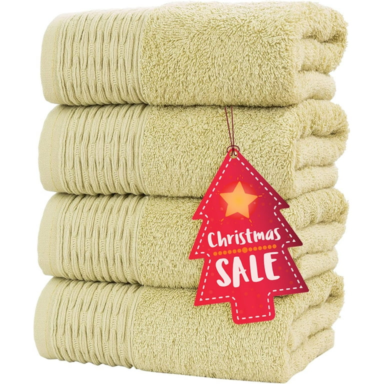 Luxury Bath Towels Set |100% Turkish Cotton | Premium Hotel Quality | Super  Soft - Highly Absorbent | 2 Large Bath Towels, 1 Floor Mat, 2 Hand Towels