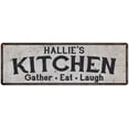 thumbnail image 1 of HALLIE's Kitchen Rustic Chic Decor Gift 6x18 Sign 106180051444, 1 of 1