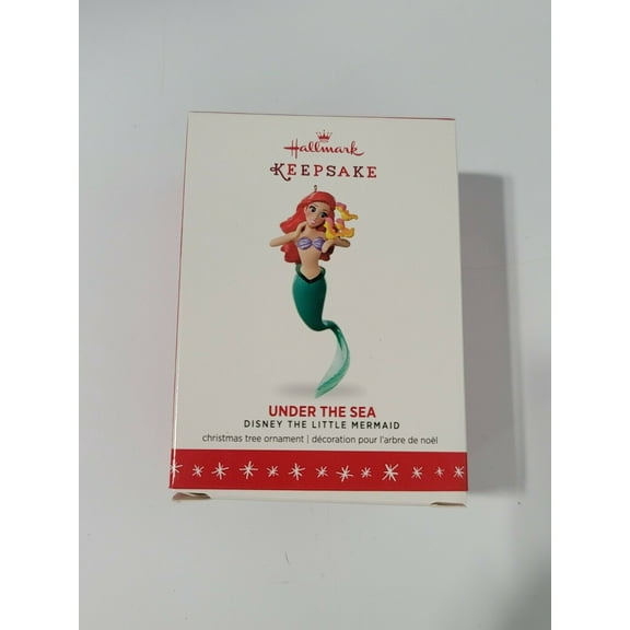 HALLMARK 2016 DISNEY LITTLE MERMAID ARIEL UNDER THE SEA NIB