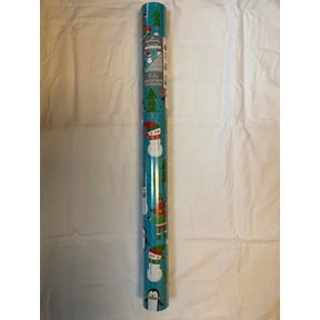 HALLMARK 380 SQ. FT. HEAVY-WEIGHT TWO-SIDED GIFT WRAP, BLUE PENGUIN 717