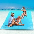thumbnail image 1 of HALLOLURE 8.5*6FT Floating Water Pad Mat, 3-Layer Floating Mat Foam for Fun Water Party Water Recreation and Relaxing Rollable Lake Float for Pool Ocean, Weight Capacity 310 lbs, Indoor Large carpet, 1 of 2