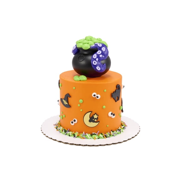 HALLOWEEN CAULDRON BARREL CAKE