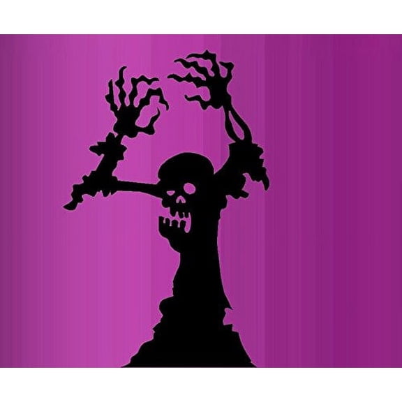 HALLOWEEN D?COR ~ Ghoul #1 ~ HALLOWEEN: WALL OR WINDOW DECAL, 13" X 20" THESE ARE NOT WINDOW CLINGS
