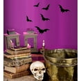 thumbnail image 1 of HALLOWEEN DECOR ~ BATS 6 COUNT ~ HALLOWEEN: WALL OR WINDOW DECAL, 13" X 15" THESE ARE NOT WINDOW CLINGS, 1 of 3