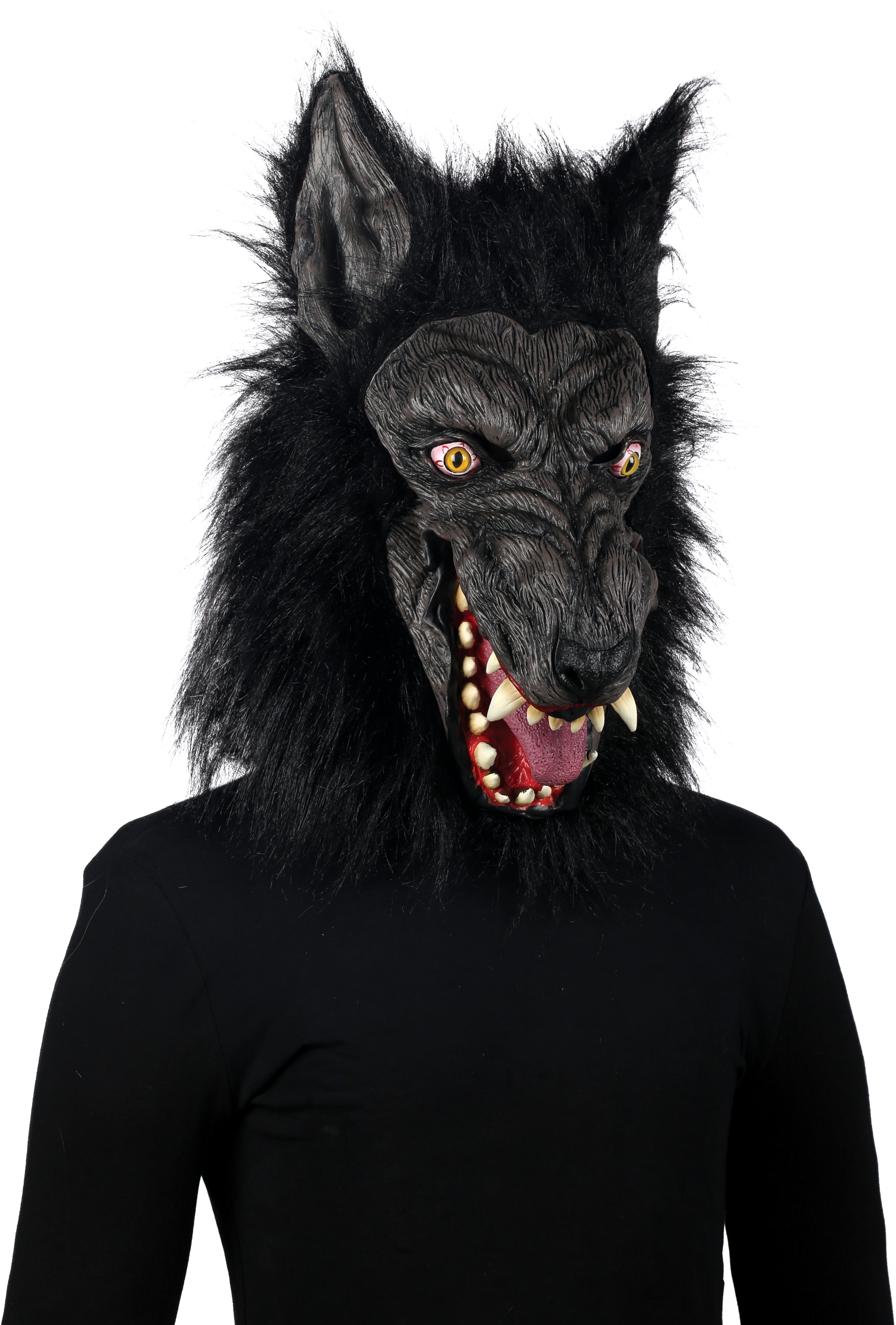 Vuilnisbak Pebish voor HALLOWEEN Deluxe Werewolf Black Latex Halloween Costume Mask, for Adult -  Walmart.com