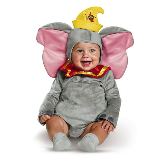 HALLOWEEN Dumbo Deluxe Girl's Halloween Fancy-Dress Costume for Infant, 12-18 Months
