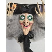 HALLOWEEN HANGING CHARACTER Witch 3 FT. TALL LED Color Changing EYES New Decor