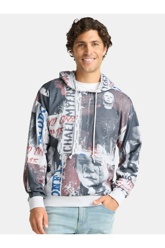 Men's & Big Men's Michael Myers Graphic Hoodie Sweatshirt, Sizes XS-3XL