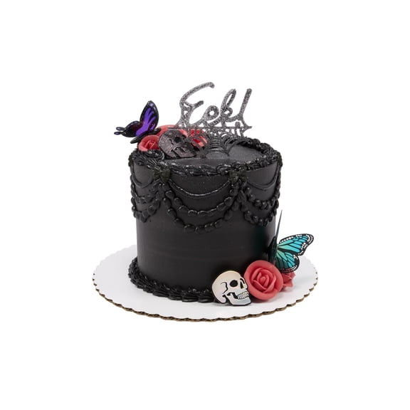 HALLOWEEN MIDNIGHT MISCHIEF BARREL CAKE