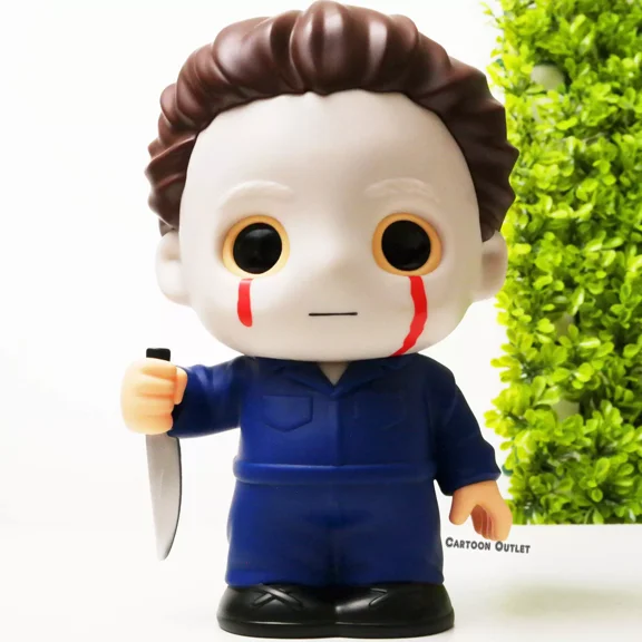 HALLOWEEN Michael Meyers PVC Figural Bank Bust Coin Bank Great Gift! 8.5"