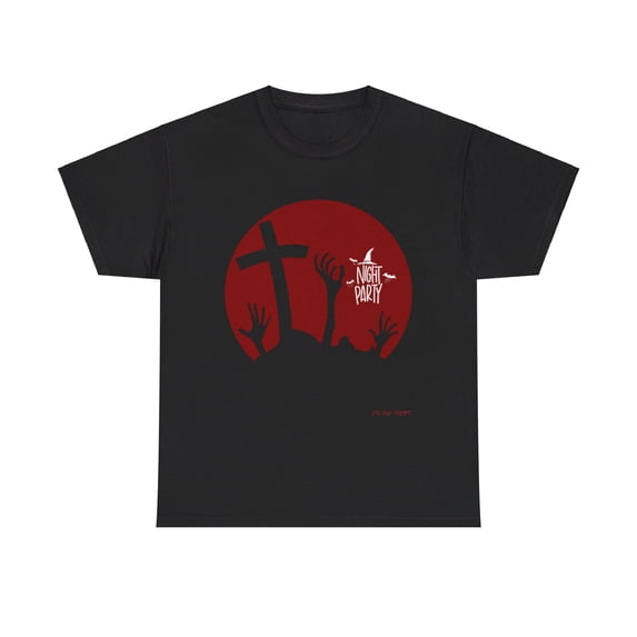 HALLOWEEN NIGHT PARTY Unisex Heavy Cotton Tee