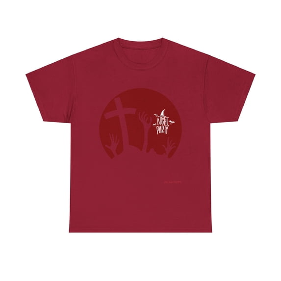 HALLOWEEN NIGHT PARTY Unisex Heavy Cotton Tee