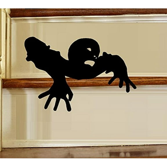HALLOWEEN ~ ZOMBIE #2 ~ HALLOWEEN: WALL OR WINDOW DECAL, 8" X 13" THESE ARE NOT WINDOW CLINGS