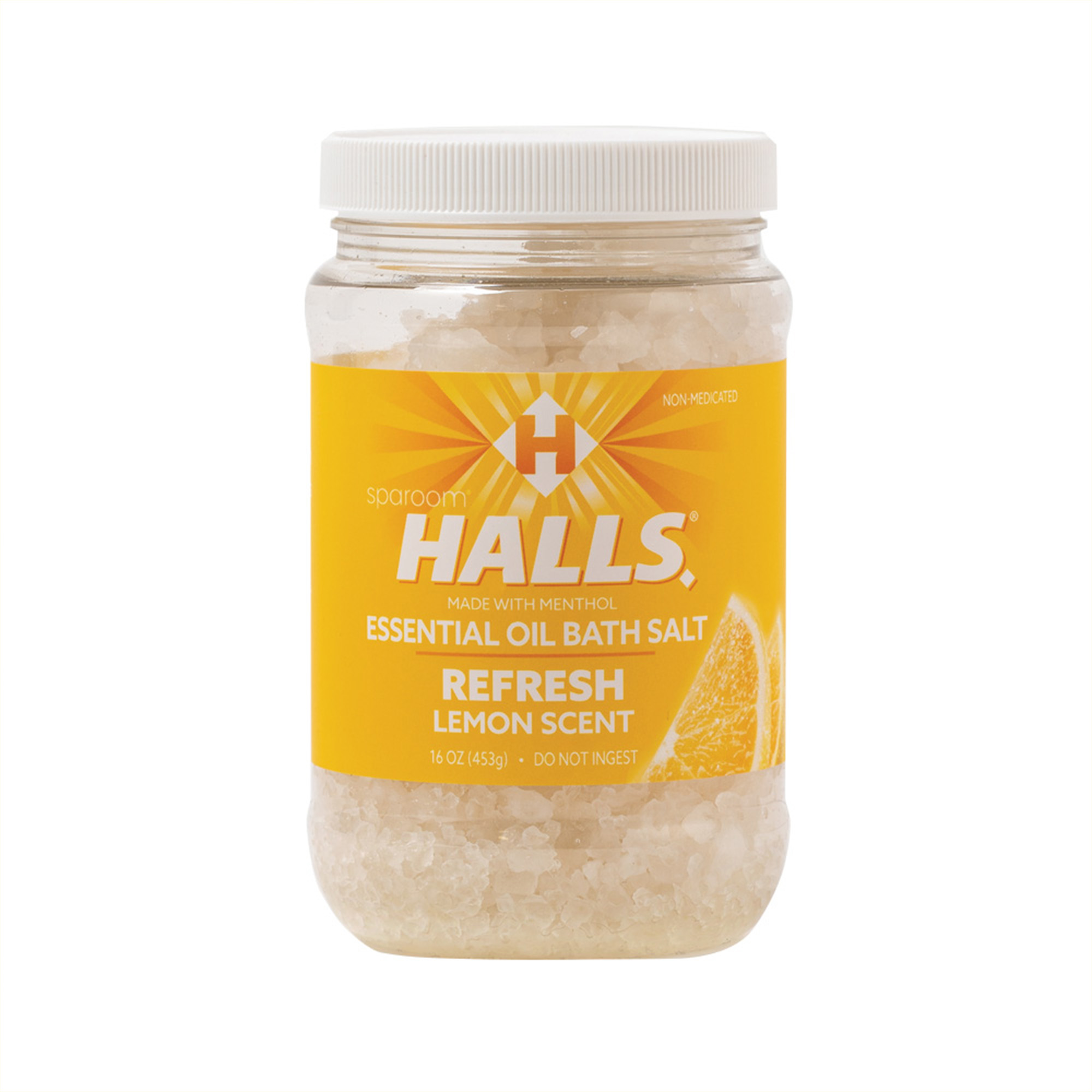 HALLS LEMON Bath Salts 1 lb