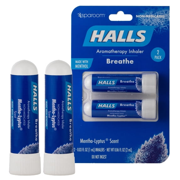 HALLS Mentholyptus Aromatherapy Inhaler - 2 Pack