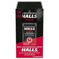thumbnail image 1 of HALLS Minis Cherry Flavor Sugar Free Cough Drops, 8 Packs of 24 Drops (192 Drops Total), 1 of 3