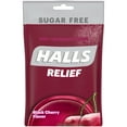thumbnail image 1 of HALLS Relief Black Cherry Sugar Free Cough Drops, 25 Drops, 1 of 11
