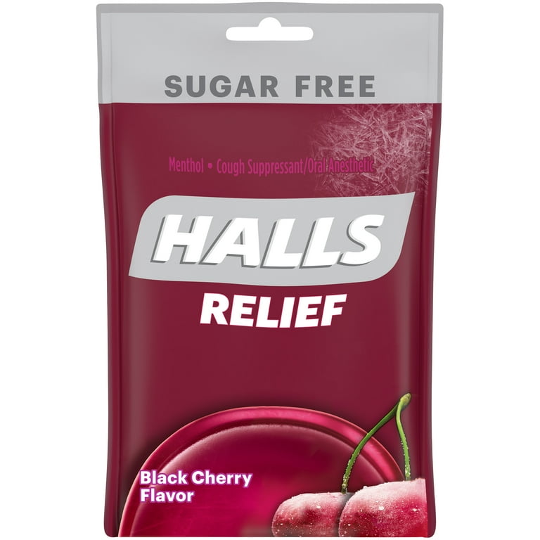 Halls Sugar Free Mentholyptus Cherry 32G - Tesco Groceries