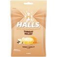 thumbnail image 1 of HALLS Throat Relief Honey Vanilla Cough Drops, FSA/HSA Eligible, 30 Drops, 1 of 13