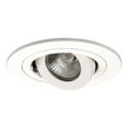 thumbnail image 1 of HALO 1.75 in. Aperture White Recessed Low-Voltage Gimbal Trim for 4 in. Recessed Housing, 1 of 2