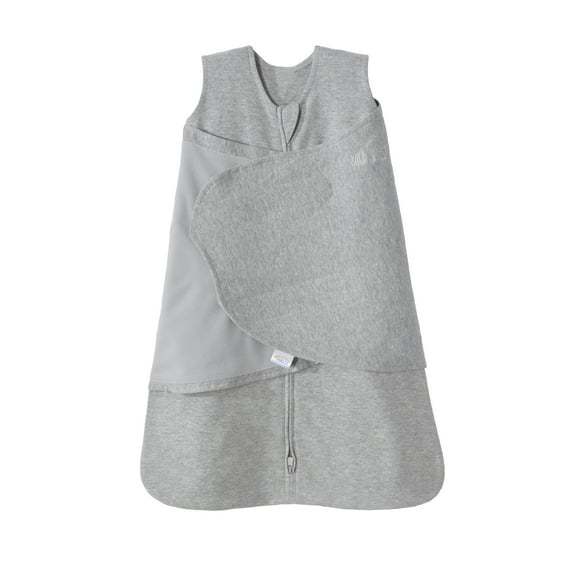 HALO® 100% Cotton SleepSack® Swaddle, Heather Gray, Unisex, Newborn, 0-3 Months