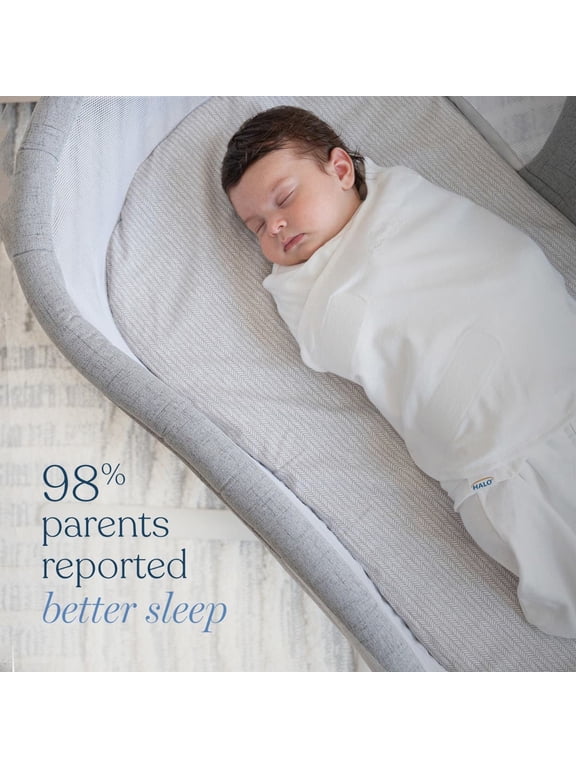 100% Cotton SleepSack Swaddle, Heather Gray, Unisex, Newborn, 0-3 Months