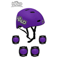 thumbnail image 1 of HALO 3 in 1 Helmet and Protective Pad Combo Set - Purple, 1 of 2