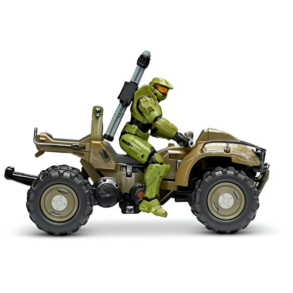 HALO 4" World of HALO Figure & Vehicle  Mongoose with Master Chief 1 Count (Pack of 1)