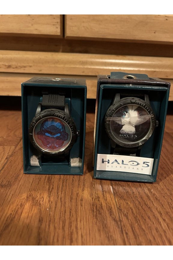 HALO 5 GUARDIANS Mens Large Face Watch  Accutime  Watch  Corp. 2015 New In Box